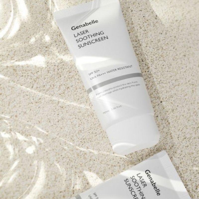 Genabelle Laser Soothing Hybrid Sunscreen SPF50+ PA+++ – 70ml × 2pcs Set