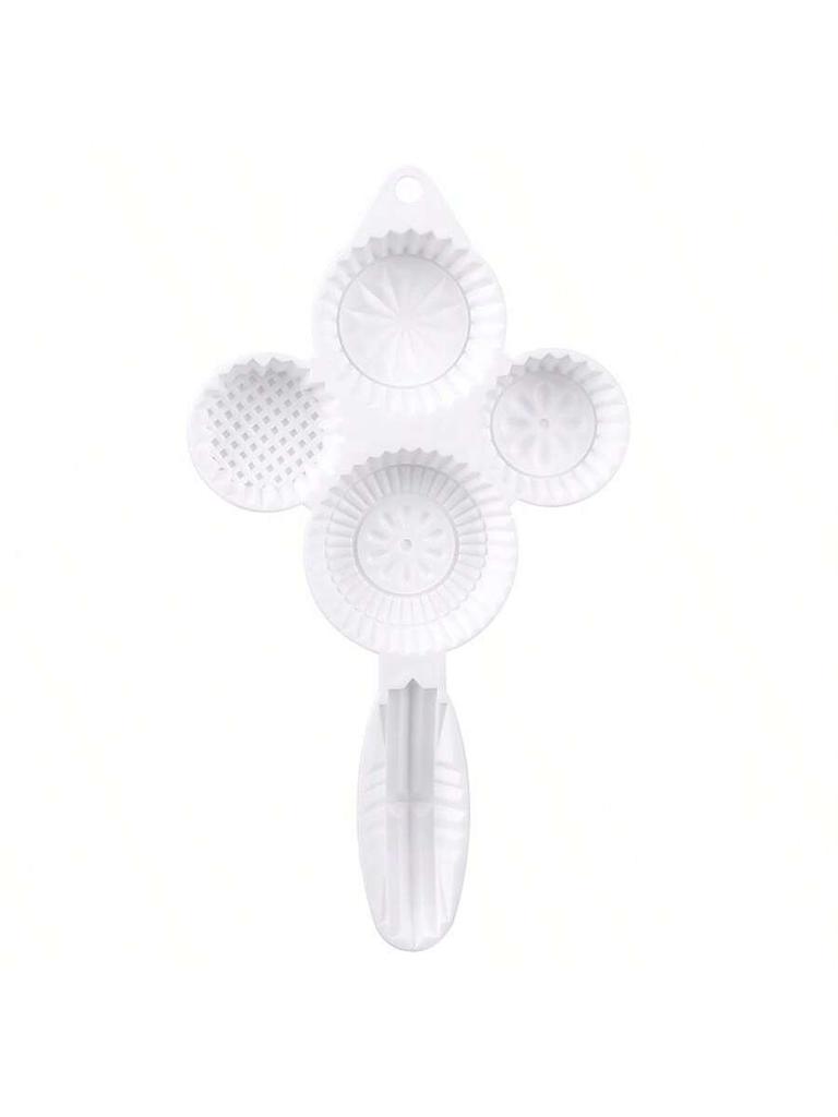Rose Shaped Mooncake Mold Setwith Press Tool- Romantic Baking Kit FolValentine's Dates DIY Home Dessert Asian Festiva Cooking