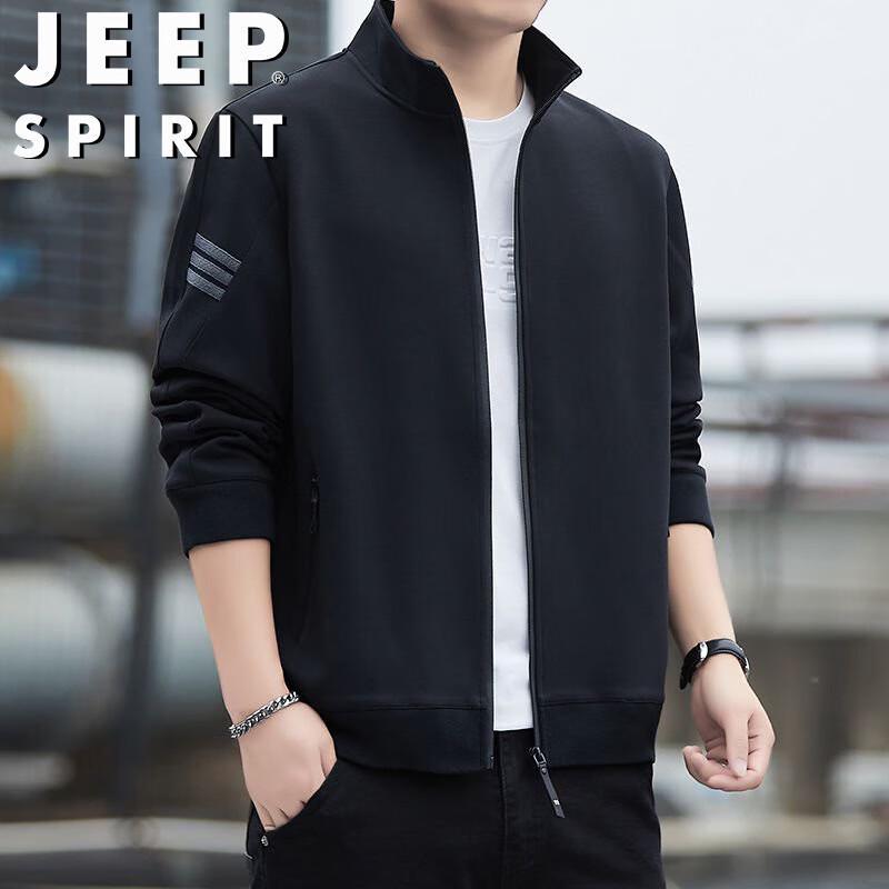 

JEEP SPIRIT Men s Stand Collar Casual Jacket 3XL