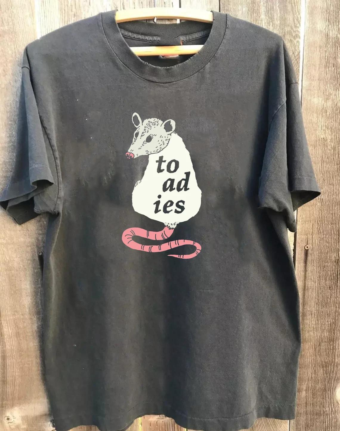 Retro Toadies Band Album Heavy Cotton Black T Shirt JU994 S
