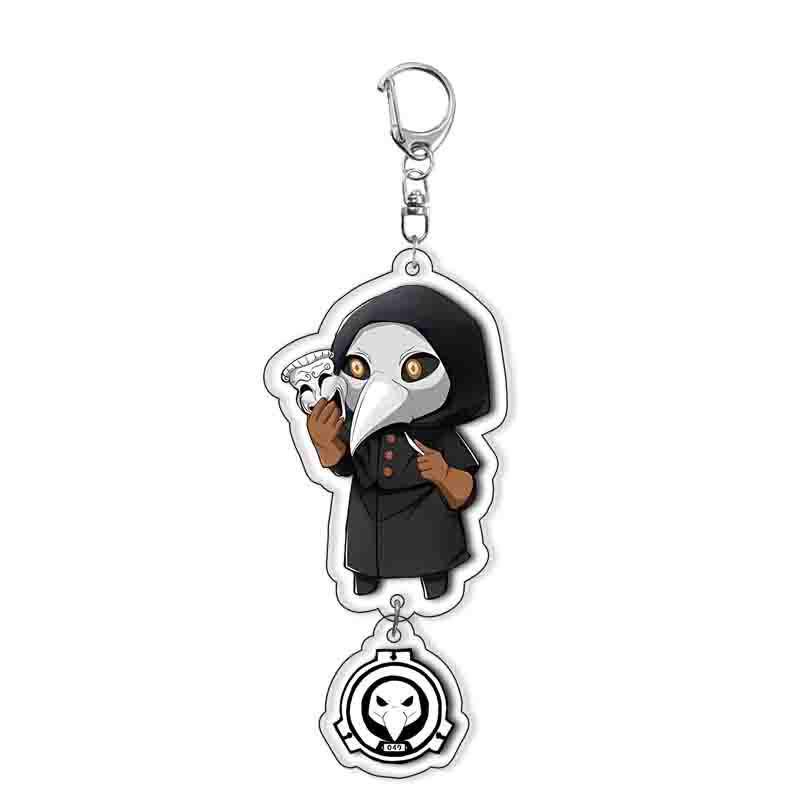 

SCP Foundation Containment Item 2D Acrylic Keychain Anime Merchandise 55mm + 25mm