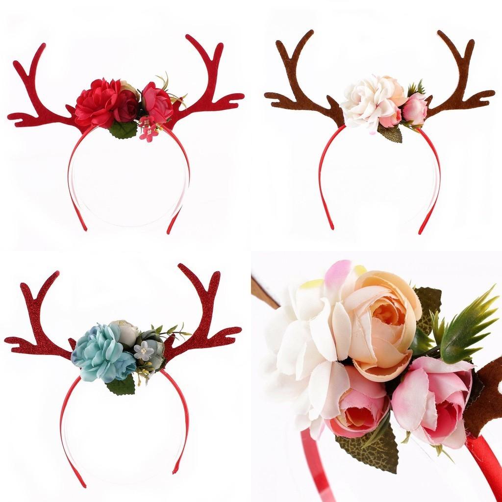 Bellissimo Copricapo con Corna di Renna per Donne Ragazze Perfetto per le Feste di Natale