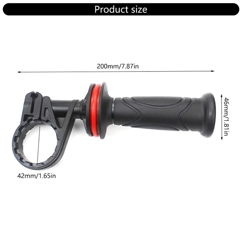 High Strength Plastic Drill Handle With Enhancing Grip for 1/4 To 3/8 Inch Tool Quick Installation for Home and Workshop