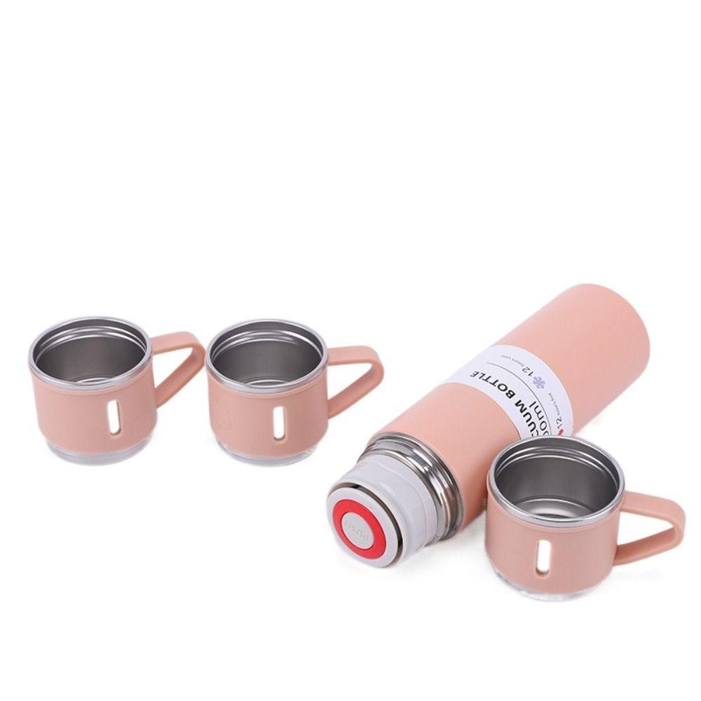 500ml Vacuum Flask 304 Stainless Steel Thermal Bottle Mug Vacuum Insulated Bottle Set Outdoor