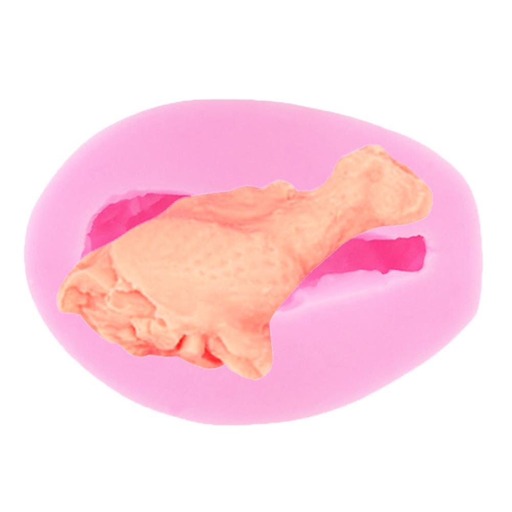 3D Chicken Leg Shape Silicone Mold DIY Pastry Biscuits Mould Fondant Cake Mold