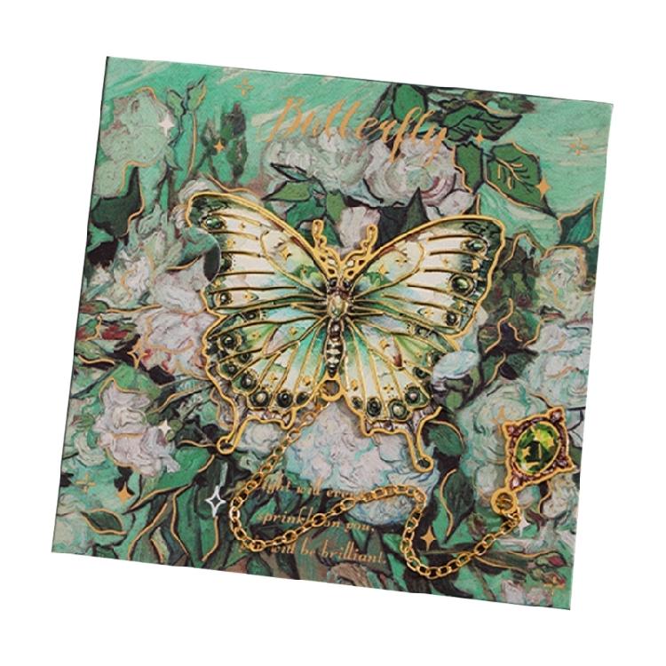 Butterfly Bookmarks Metal Bookmarks with Pendant Book Page Marker Appreciation Present for Teacher Book Lover