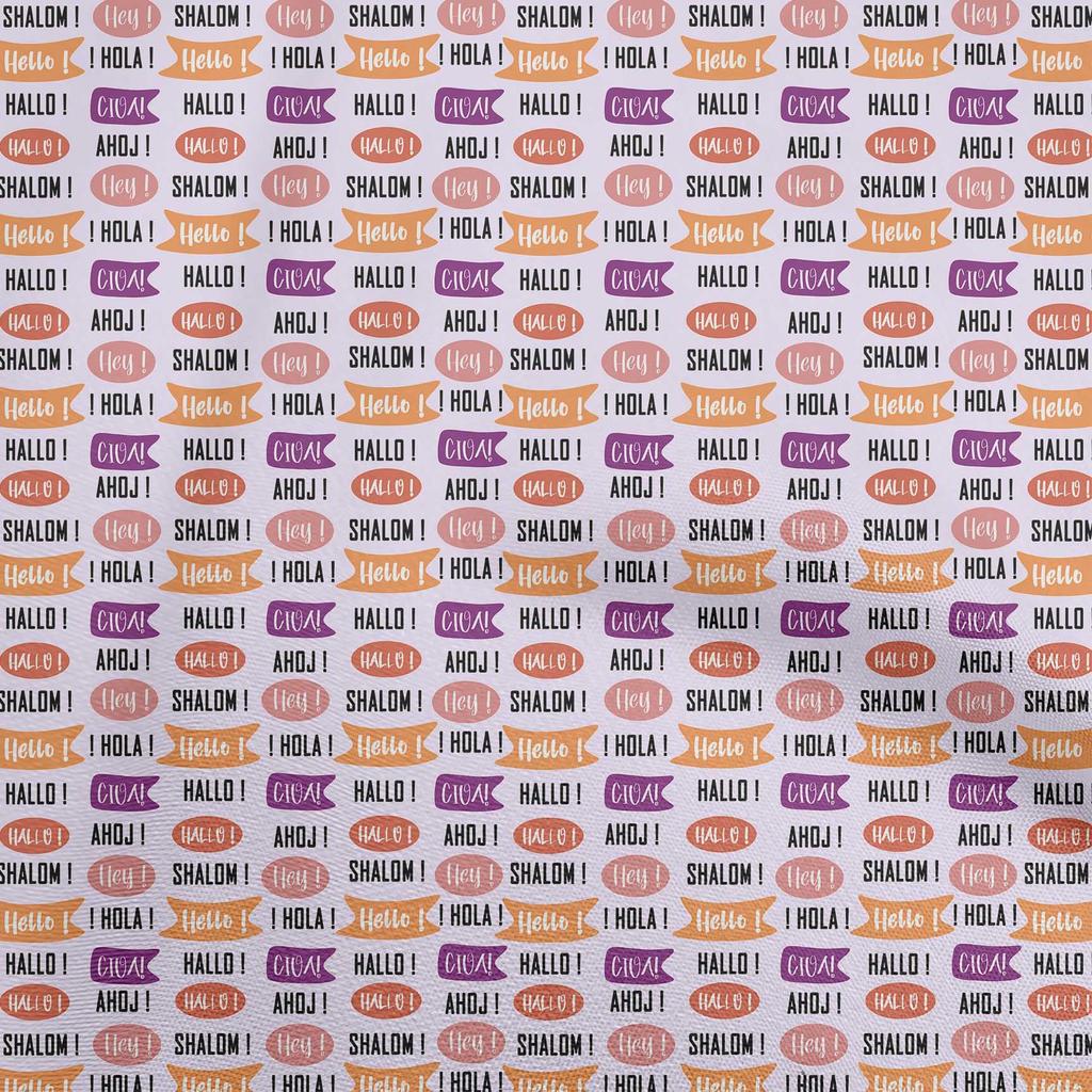 oneOone Cotton Flex Peach Fabric Text Sewing Fabric By The Yard Printed Diy Clothing Sewing Supplies 40 Inch