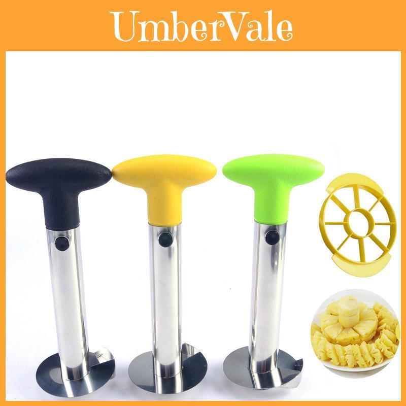 Pineapple Corer And Slicer Cutter Peeler With Modern Stainless Steel Design**