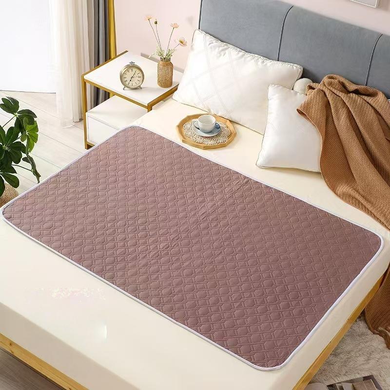 Washable Incontinence Pads Leak Proof Pet Bed Mats Waterproof Reusable for Elderly Dogs Cats Home Care Odor Control Multi Size