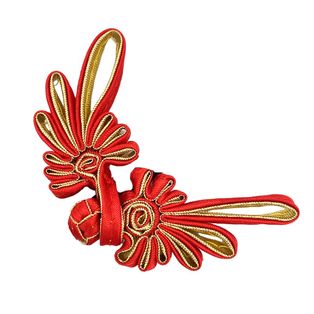 1pair Chinese Knot Buttons Handmade Cheongsam Buttons Traditional Dress Buttons for Cheongsam Invitations