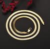 1MM 925 Sterling Silver Chain Fashion Sliver Necklace High Quality Snake Chain For Men And Women Jewelry