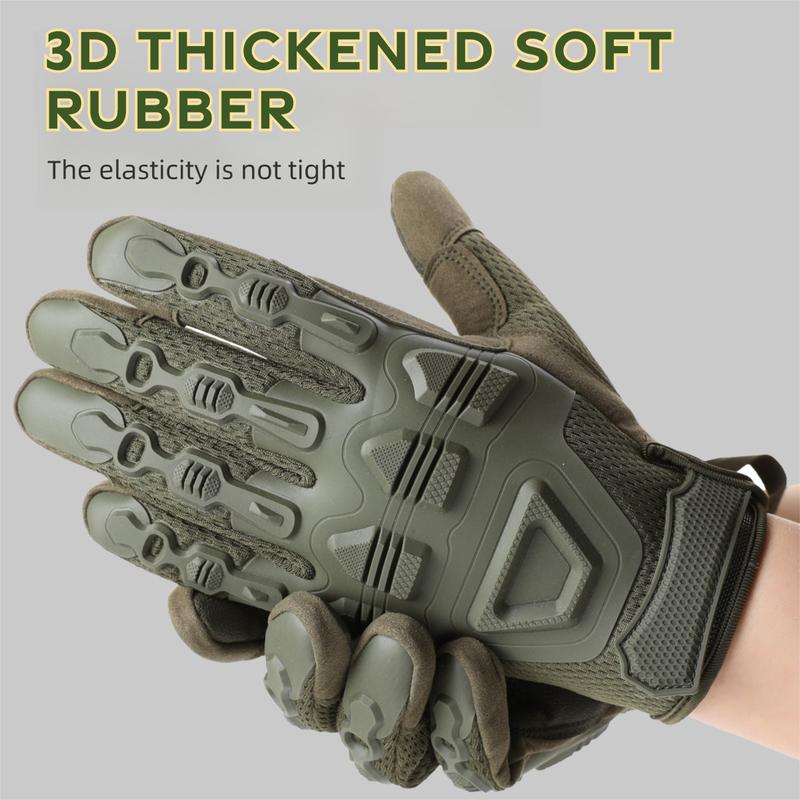 YANBIGUO Tactical Gloves Wear Resistant for Off-Road Motorcycle Cycling Climbing, Ideal Off-Road Motocross Gift for Riders