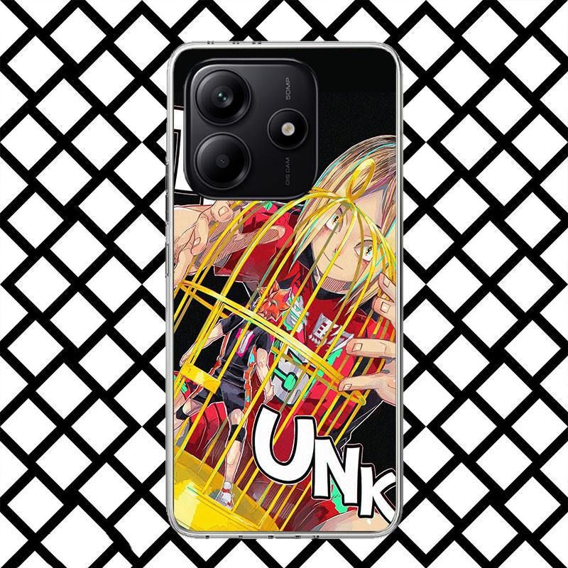 

Haikyuu Oya Volleyball Anime Phone Case for Xiaomi Redmi Note 15 14 14S 13 12 12S 11 Pro Plus 11E 11T 11S 10S 5G Soft Cover Fund Redmi Note 12 Pro 5G