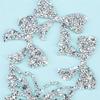 10 Pcs Rhinestone Bow Knot Patches, Sew on/Iron on Bow Knot Appliques Sparkly Clothing Repair Patch Hot Fix Applique Wedding Appliques for Dress