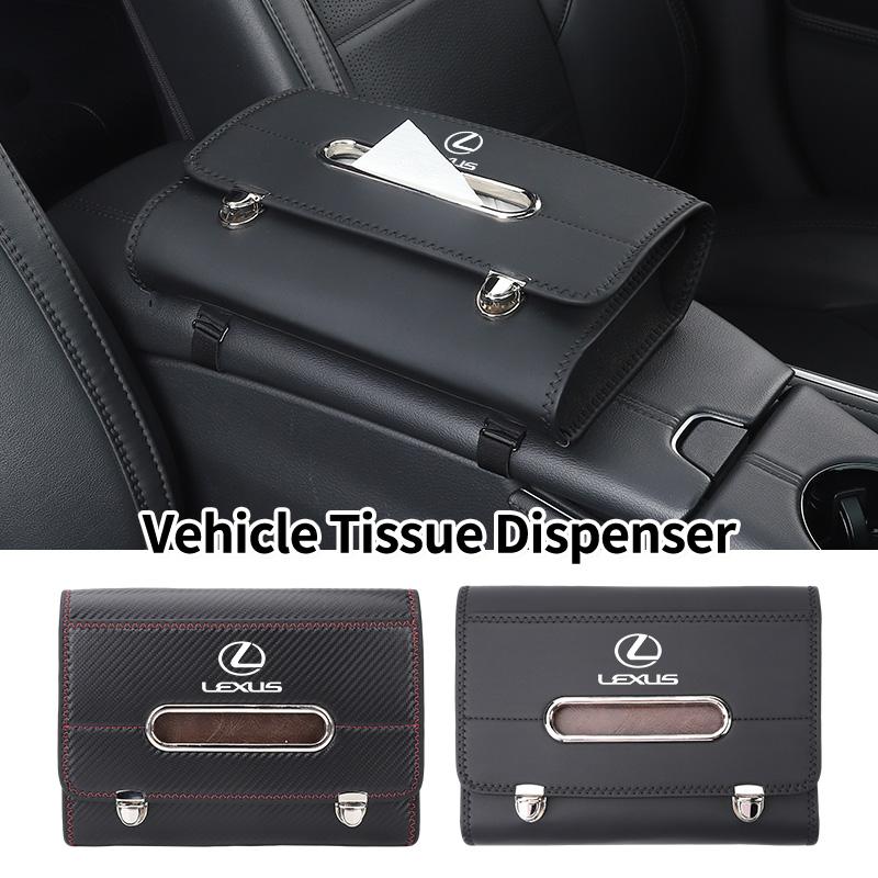 Car Seatback Tissue Holder Box Paper Towel Pouch Napkin Bag For Lexus UX250h RX450h CT200h RX400h NX300h RX350 RX300 GX470 IS350