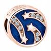 Charms Gilded Stars Cosmos Zirconia Little Stars Enamel 925 Silver