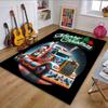 Christmas Truck with Santa Theme Patterned Carpet, Non Slip Mat Suitable for Living Room and Bedroom Sofas