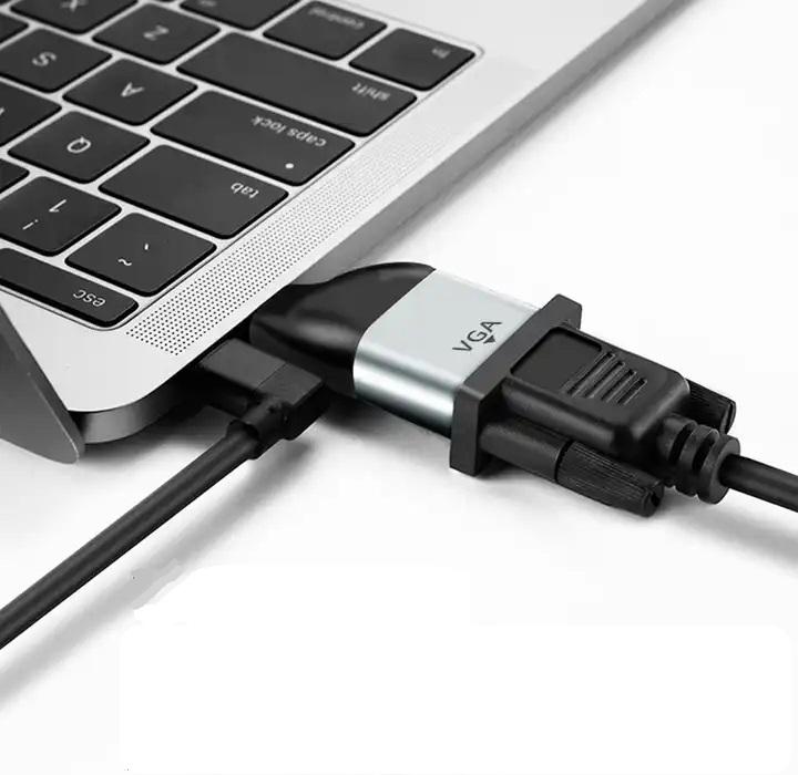 USB-C 3.1 To VGA D-Sub FullHD 1080p 60Hz Type C Converter Adapter