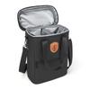 Borsa Porta Bottiglie di Vino a Tenuta Stagna Tasca Frontale Chiusura Superiore con Zip Manici per Trasporto a Mano Tracolla