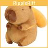 Croissant Bread Capybara Plush Toy Cartoon Animal Stuffed Doll Decoration Gift