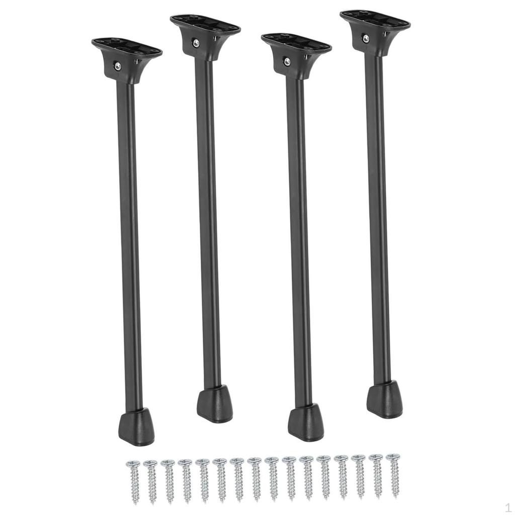 4 Pieces Folding Table Legs Bed Laptop Desk Feet Furniture Accessories DIY