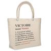 Sac De Plage - PLANETEE - Victoire Définition - Coton - Grande Contenance - Imprimé En France