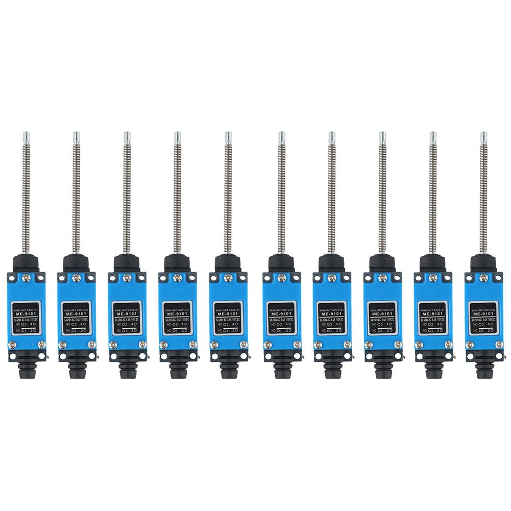 10PCS ME9101 IP65 Travel Switch Limit Sensor Switch 250V 5A 1NO1NC with Enhanced Safety Features and Long Lasting Performance