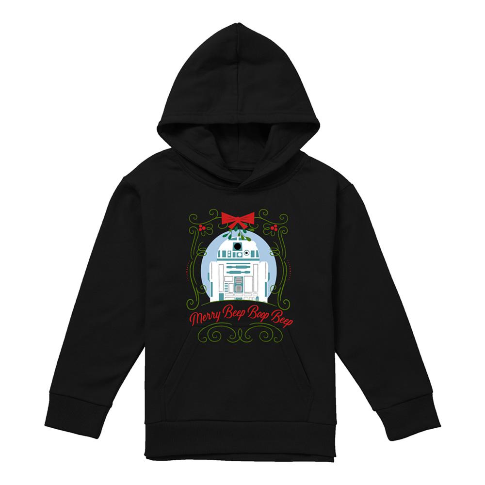 Star Wars Childrens/Kids Merry Beep Boop Beep R2-D2 Christmas Hoodie