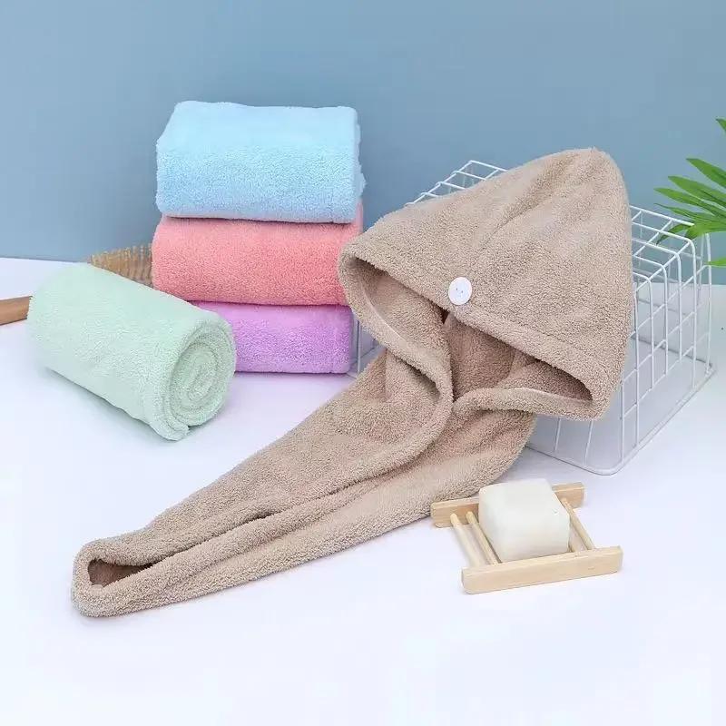 Înfășurătoare din microfibră pentru uscat părul după duș, pentru femei, fete, prosop pentru doamne, uscare rapidă, pălărie, turban, bandă pentru cap, accesorii de baie