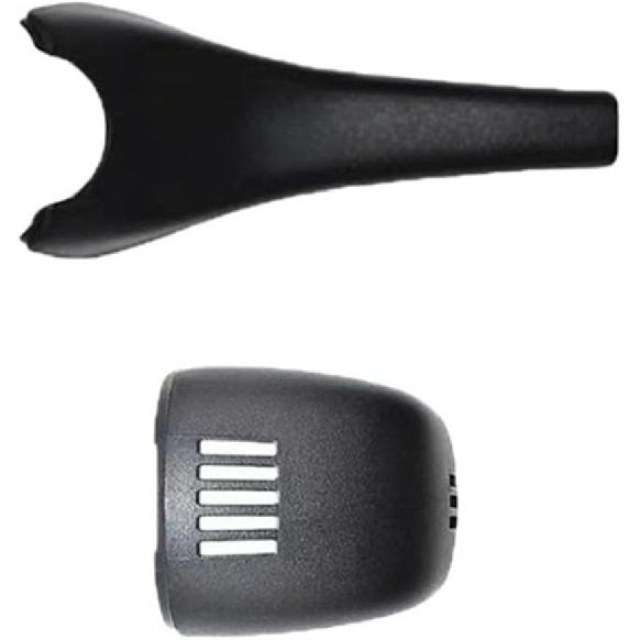 Interior Rear View Mirror Cover Trim, Compatible For A3 S3 8V, A4 B8 B9, A5 S5, A6 C7, 8T0857593AB 8T0 857 593 AB(Black) чёрный