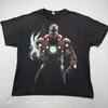 Vintage Iron Man Movie Marvel Comics Graphic Large 2XL Avengers GRAIL Fade