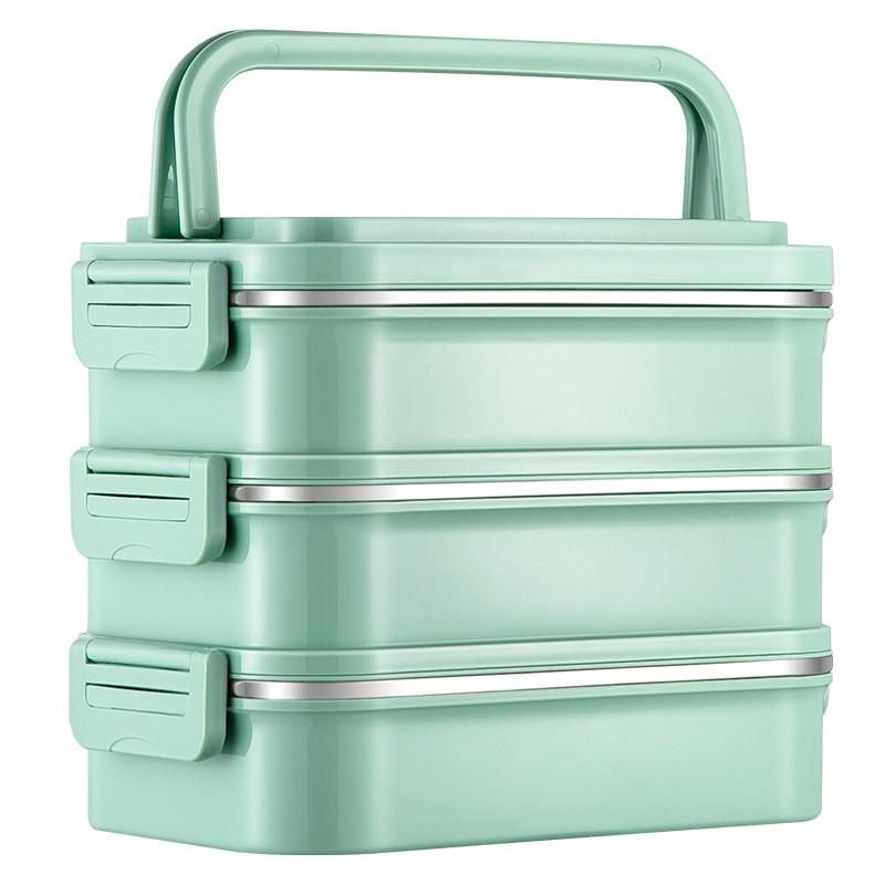 Stainless Steel Insulated Lunch Box Students Office Workers - 2 To 5 Tier Bento Container With Utensils Optional