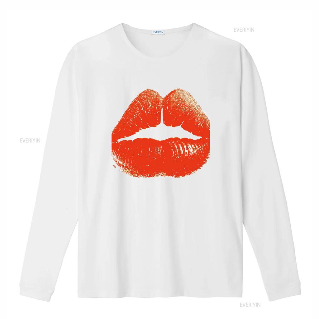 Red Kiss Lips T Shirt vintage Washed Breathable fashion streetwear Stylish Comfortable graphic Soft Unisex homme