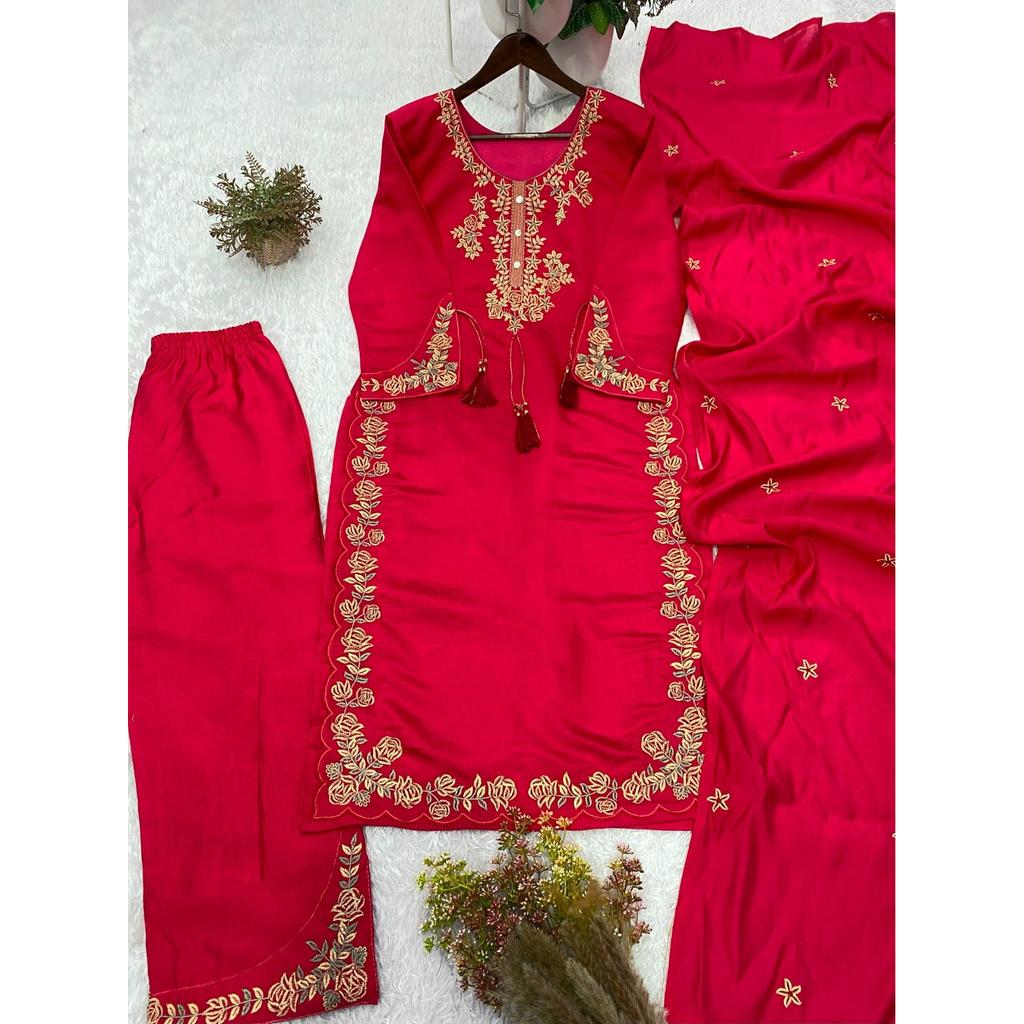 Schöner pakistanischer Designer Palazzo Anzug Indische Partykleidung Ethnische Salwar Kameez