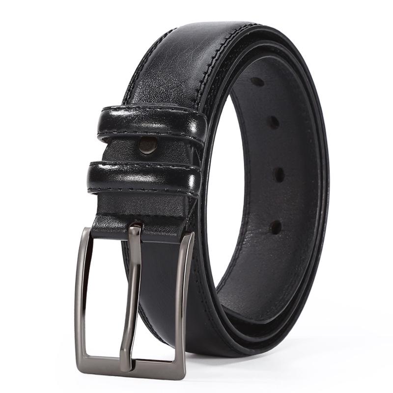 Men's Classic Business Pin Buckle Belt: Versatile Design for Middle-Aged and Young Professionals
