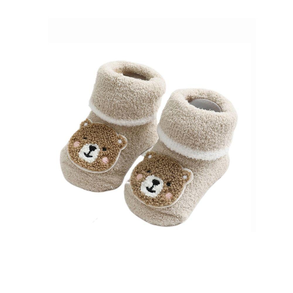 

Thick Bear Rabbit Autumn Winter Crocodile Mid Tube Socks Cartoon Toddler Socks Baby Socks Infant Indoor Socks Bbay Floor Socks S