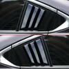 For Mazda 6 Atenza 2014 2015- ABS Plastic Rear Window Quarter Louver Scoop Cover Side Vent Trim Car Adhesive Accessories