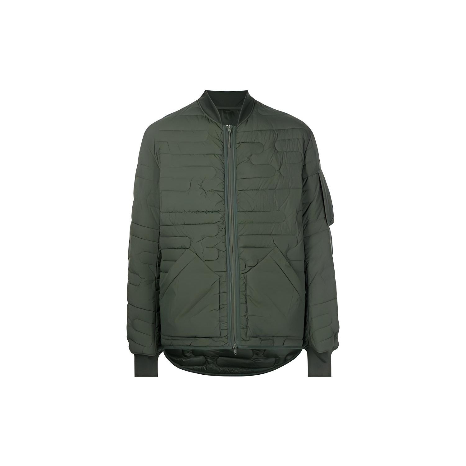 

Y-3 Однотонная утепленная хлопковая куртка-пилот, мужские куртки, зеленая HB3469 S