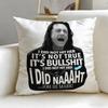 Classic Movie The Room Cushion Cover Soft  EasyWash Pillow Case  Versatile for Couch Bed Travel and Office