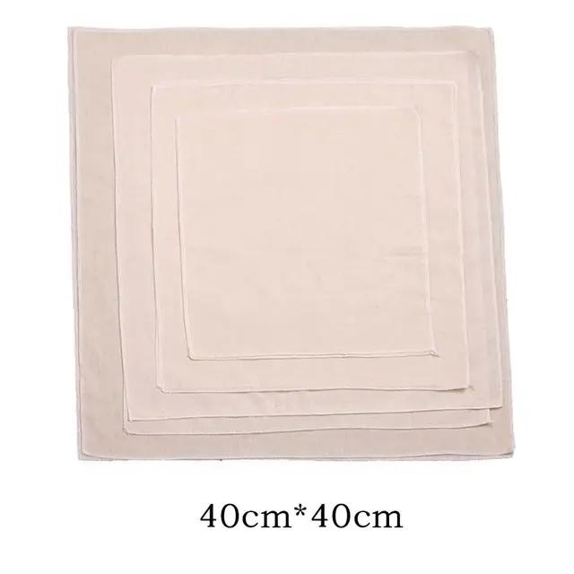 1Pc Absorbent Filter Cloth Square Locking Edge Beancurd Cloth Cheese Soybean Milk Filtration Edible Filter Gauze Steamer Mat