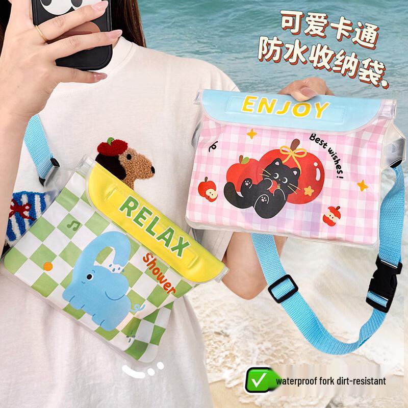 Waterproof Touchscreen Phone Waist Pouch - 5 Pack