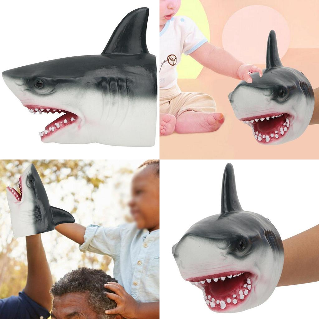 Premium Hai-Kopf Handpuppe Plüschtier für Kinder Sicherer und lehrreicher Spaß