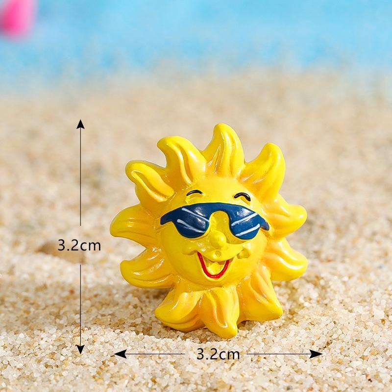 Mikro-Landschaftsdesign Surfbrett Segelboot Muschel Seevogel Zubehör OzeanStrand und Küste Kleine Ornamente