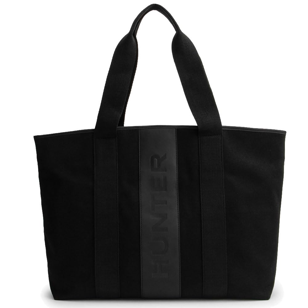 Hunter UBS3701CAA Tote Refined Stitch Black 2-Way Bag, Canvas,