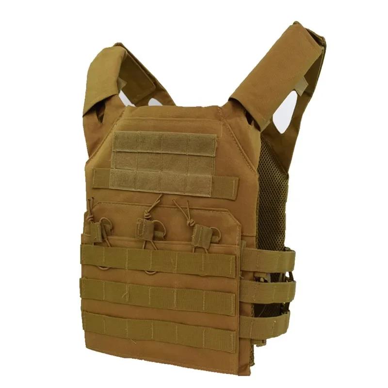 Многофункциональный тактический жилет JPCMolle Plate Carrier Легкий камуфляжный тактический жилет Охота Одежда для активного отдыха Пеший туризм