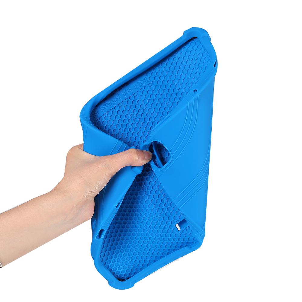 Para iPad Pro 13 (2024)/Ar 13 (2025)/(2024) Capa de Silicone com Suporte Capa Protetora Robusta