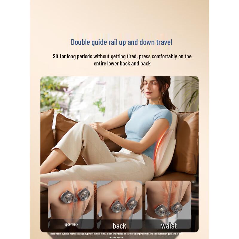 Westinghouse Lumbar & Back Massage Cushion CN plug (adapter included)