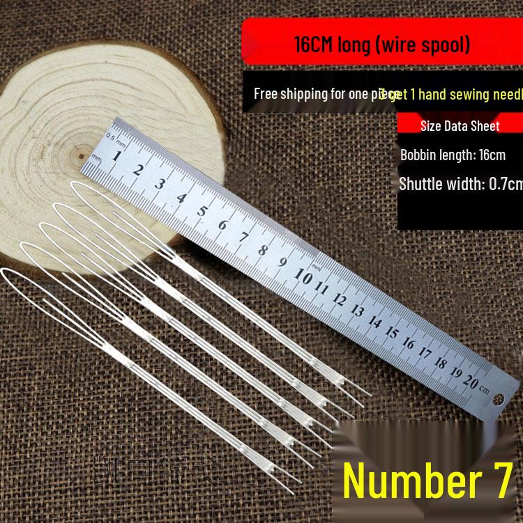 2025 Shrimp & Crab Net Repair Tool: Steel Wire Shuttle, Iron Fishing Needle, Metal Thumbtack