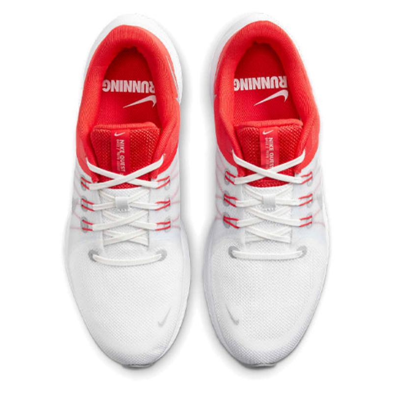 Nike Quest 4 White Chile Red Sneakers DA1105-100