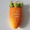 Cute Fruit Series Crochet Keychain Handmaking Knitted Strawberry Keyrings Cute Cherry Keyrings For Bag Pendant Custom Accessory